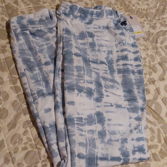 Lucky Brand ladies tie die blue/white lounge pants - Picture 4 of 4